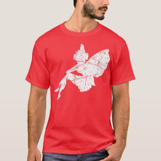 Cute Fairy Lovers Funny Fantasy Fairies Distressed T-Shirt