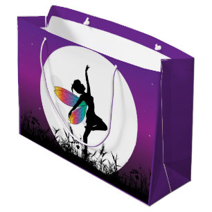 cute Fairy lovers party Large Gift Bag