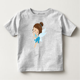 Cute Fairy, Magic Fairy, Forest Fairy, Brown Hair Toddler T-Shirt