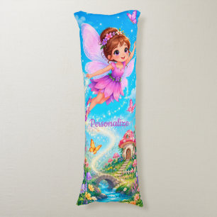 Cute Fairy Magic Garden Personalised Girl Body Cushion