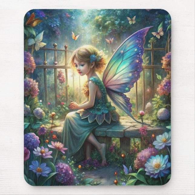 Cute Fairy  Mouse Pad (Front)