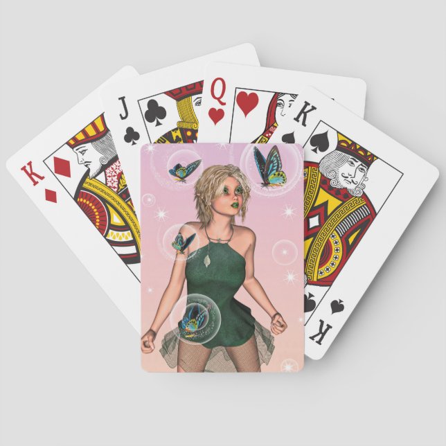 Cute Fairy Playing Cards (Back)