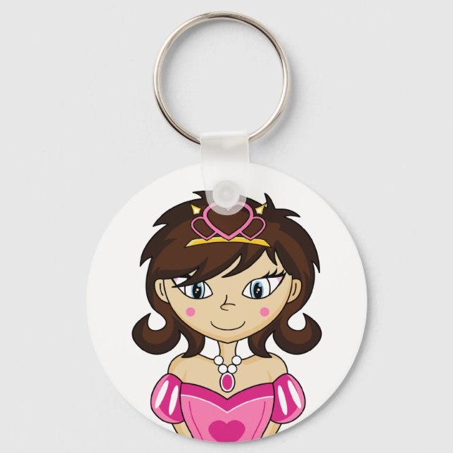 Cute Fairy Princess Keychain (Front)