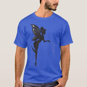 Cute Fairy Silhouette Cottagecore Aesthetics Grung T-Shirt