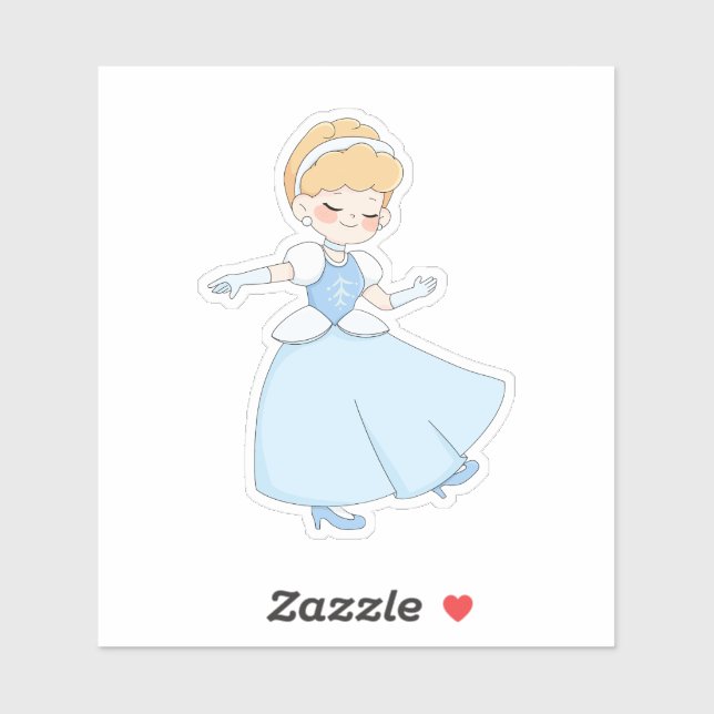 Cute Fairy Tale Princess Pastel Dress Vinyl  (Sheet)