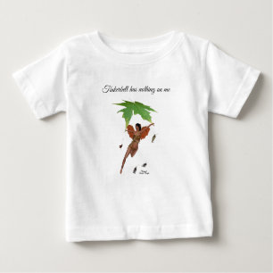 Cute Fairy Wirth Brown Wings Babys T-Shirt