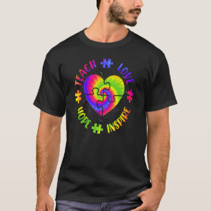 Cute Faith Hope Love Autism Awareness Month Asd Su T-Shirt
