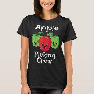 Cute Fall Autumn Orchard Matching Family Apples Pi T-Shirt