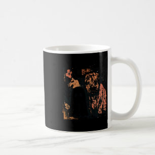 Cute Fall Cow Ghost Retro Spooky Season Halloween Coffee Mug