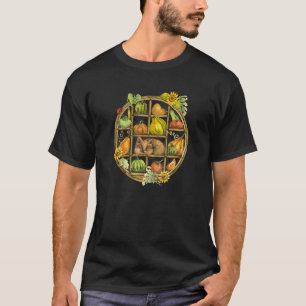 Cute Fall Pumpkin Season Cat Halloween Thanksgivi T-Shirt