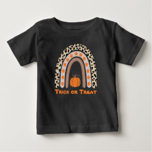 Cute Fall Rainbow With Pumpkin Halloween  Baby T-S Baby T-Shirt