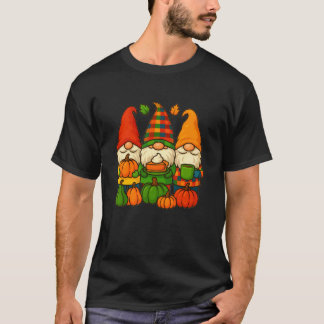 Cute Fall Season Autumn Gnomes T-Shirt