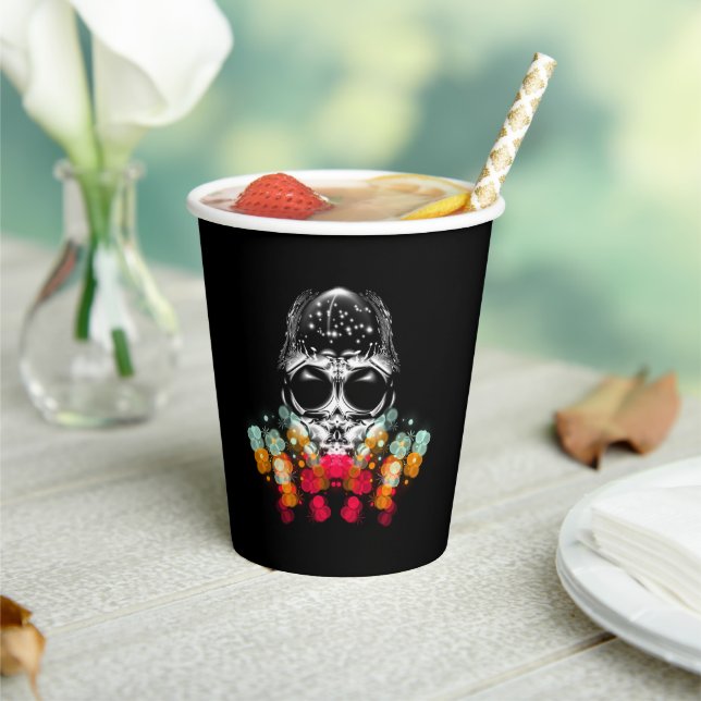 Cute Fall Spider with Dewdrop Hat Paper Cups (Insitu)