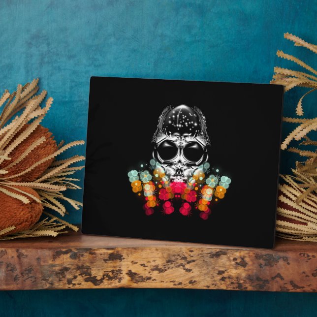 Cute Fall Spider with Dewdrop Hat Plaque (Side)