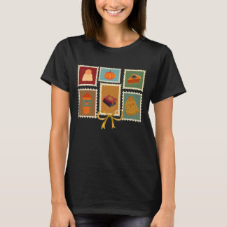 Cute fall stamp Aesthetic  T-Shirt