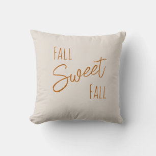 Cute Fall Sweet Fall Tan Orange  Cushion