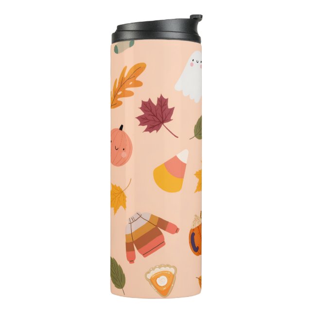 Cute Fall Thermal Tumbler (Rotated Left)