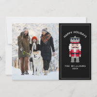 Cute Family Christmas Photo Hoiday Nutcracker