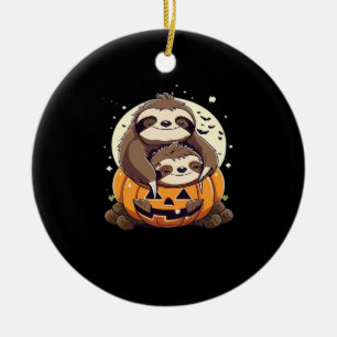 Cute family of sloths Essential T-Shirt Ceramic Ornament
