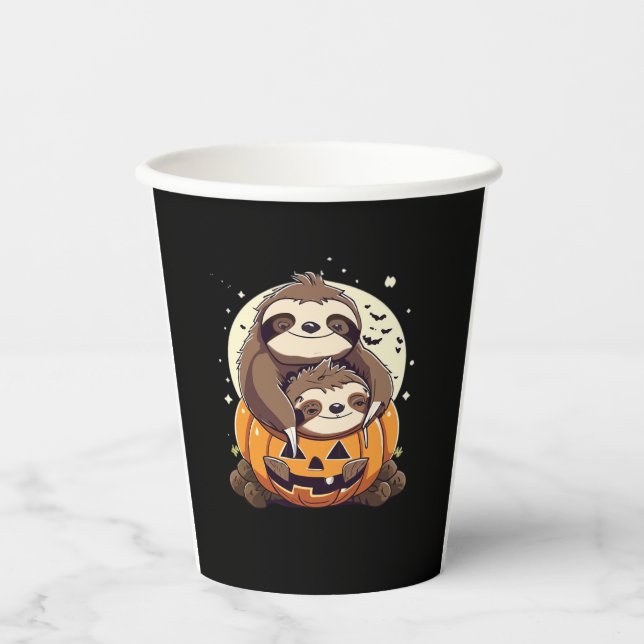 Cute family of sloths Essential T-Shirt Paper Cups (Front)