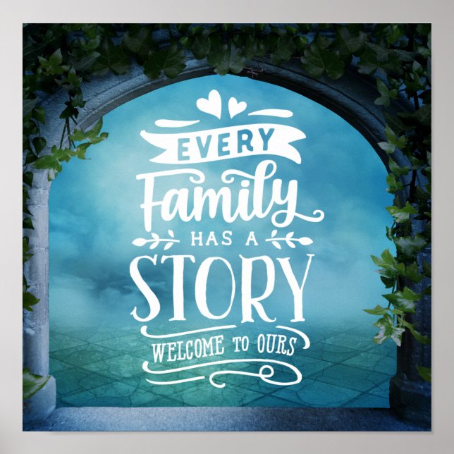 Cute Family Quote  Poster (Front)