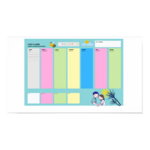 Cute Family Weekly Planner – Colourful Organizati