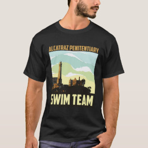 Cute Fancy Alcatraz Penitentiary Swim Team Hoodie  T-Shirt