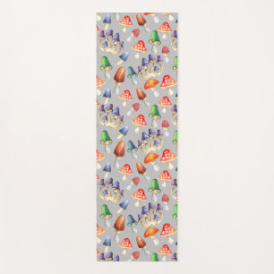 Cute fantastic mushrooms bath towel set yoga mat