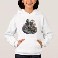 Cute Fantasy 3D Landscape Kid's Pullover Hoodie