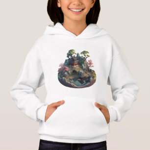 Cute Fantasy 3D Landscape Kid's Pullover Hoodie