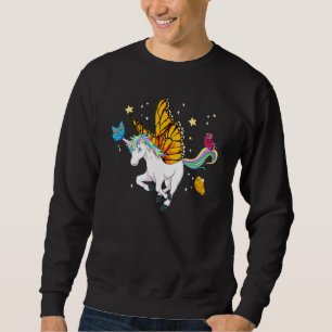 Cute Fantasy Animal Insect Magical Butterfly Unic Sweatshirt