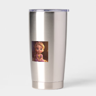 Cute Fantasy Girl Mug – Whimsical Magical Coffee C Insulated Tumbler