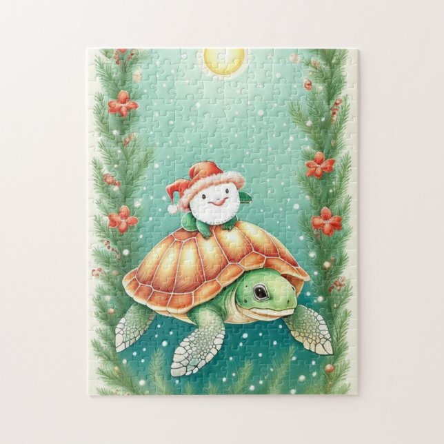 Cute Fantasy Turtle Jigsaw Puzzle (Vertical)
