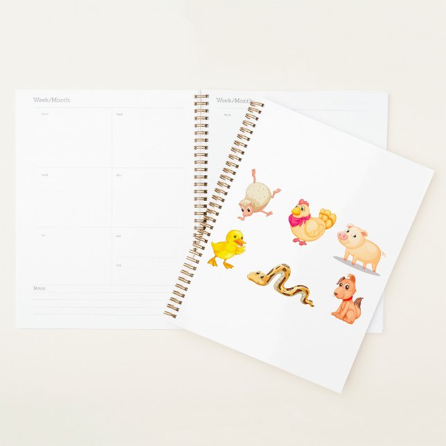 Cute Farm and Pet Animals Planner (Creator Uploaded)