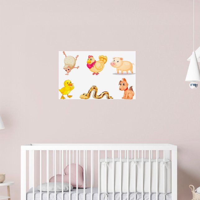 Cute Farm and Pet Animals Poster (Creator Uploaded)