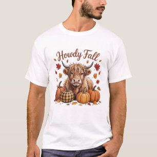 Cute Farm Animal Autumn Fall Season Gift Men Women T-Shirt