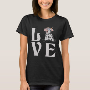 Cute Farm Animal Farming Cow Farmer Love Cow T-Shirt