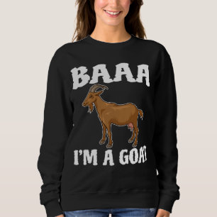 Cute Farm Animal Goats  Goats Costume for Boys Gir Sweatshirt