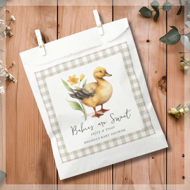 Cute Farm Duck Baby Shower  Favour Bag (Creator Uploaded)