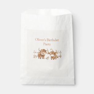 Cute Farm Themed Birthday Party Favour Bag