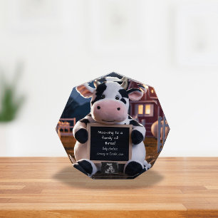 Cute Farm-Themed Pregnancy announcement Photo Block