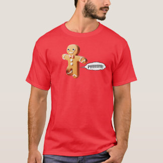 Cute Farting Gingerbread Man Christmas T-Shirt