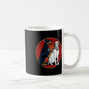 Cute Fashionable Doberman Tattooing Dalmatian Dog Coffee Mug