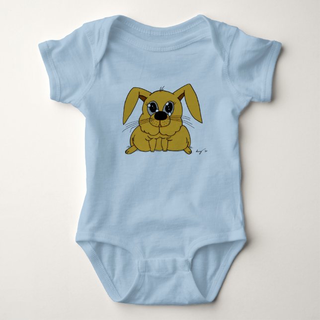 Cute Fat Bunny Infant Creeper (Front)