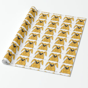 Cute Fat Bunny Wrapping Paper