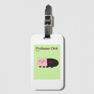 Cute fat cat 2 luggage tag
