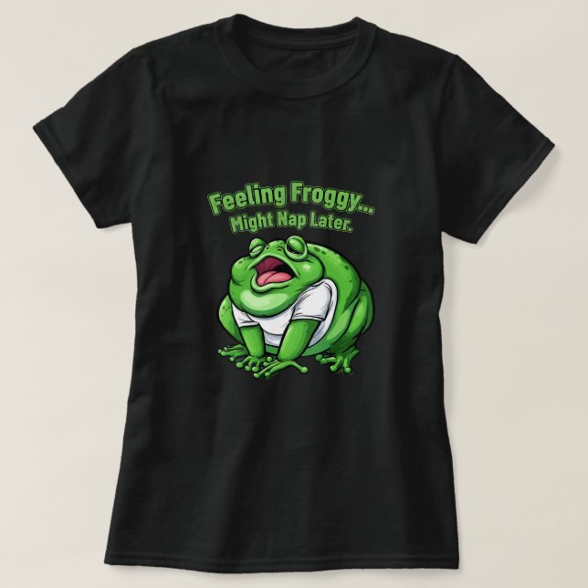 Cute fat frog T-Shirt (Design Front)