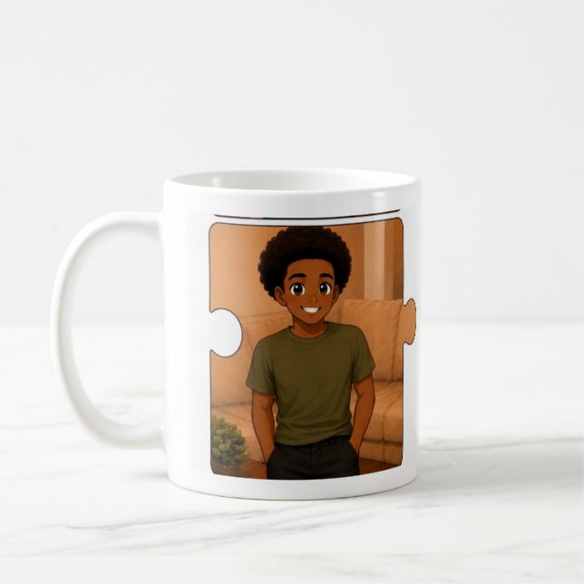 Cute Father’s Day Coffee Cup Personalised Editable (Left)