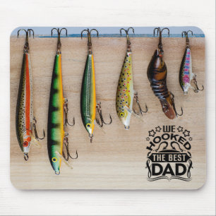 Cute Father's Day Fishing Mouse Pad
