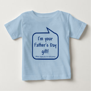 Cute Father's Day shirt for baby to wear